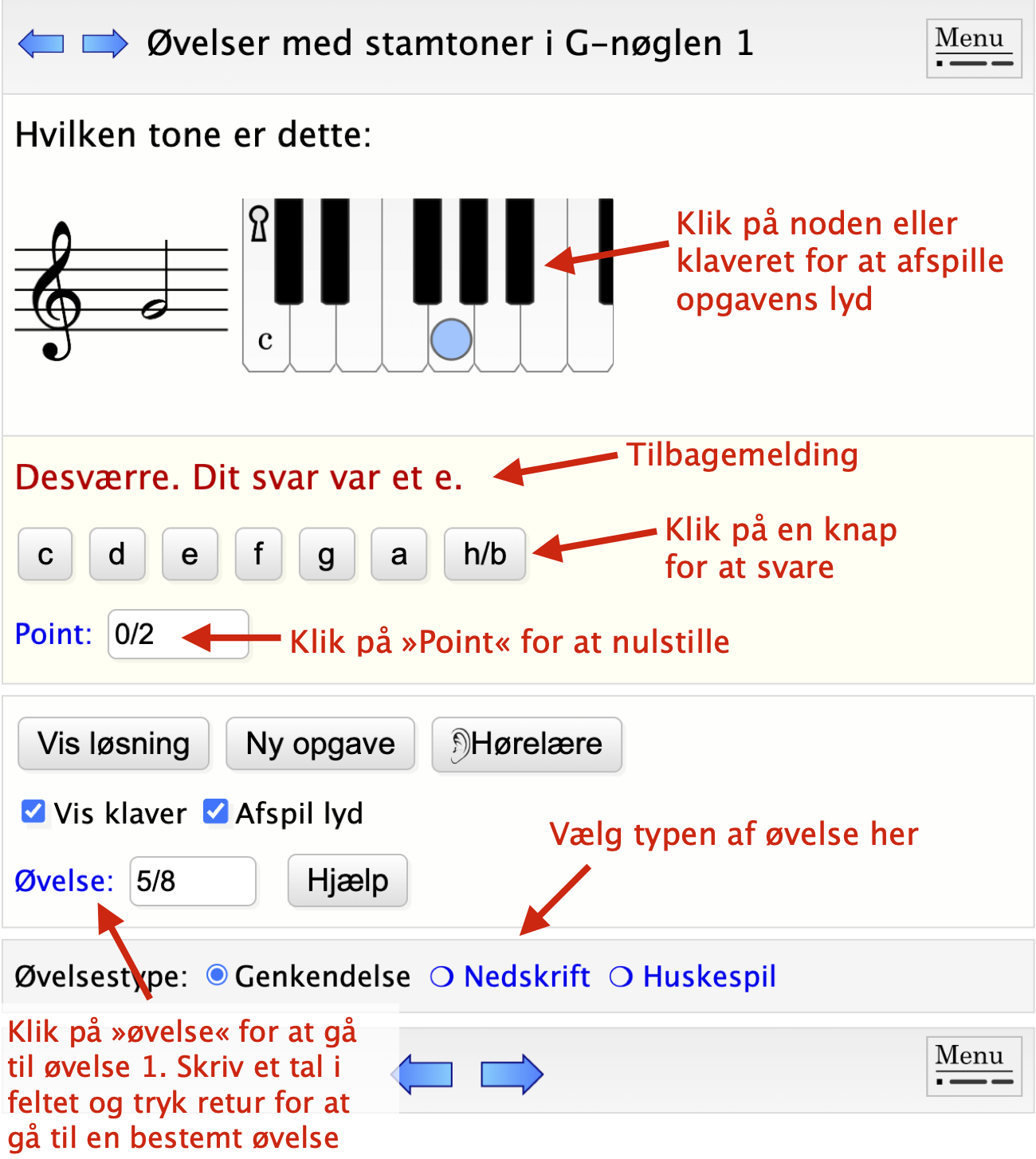 Øvelseseksempel